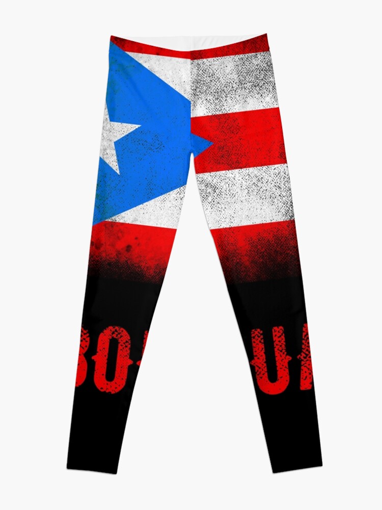 Puerto Rico Flag Boricua Nuyorican Puerto Rican T Shirt Leggings By Thelariat Redbubble 4410