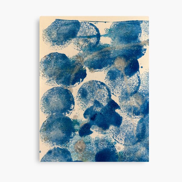 Blue Abstract Art Canvas Print