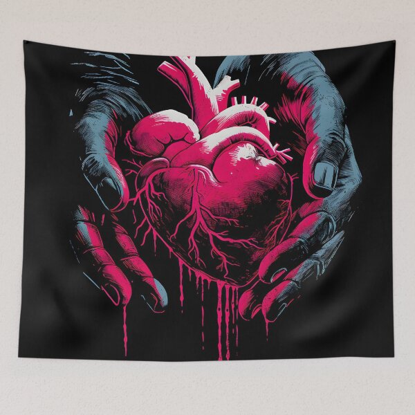 Item preview, Raw Embrace: Dripping Heart designed and sold by ThistleMary.
