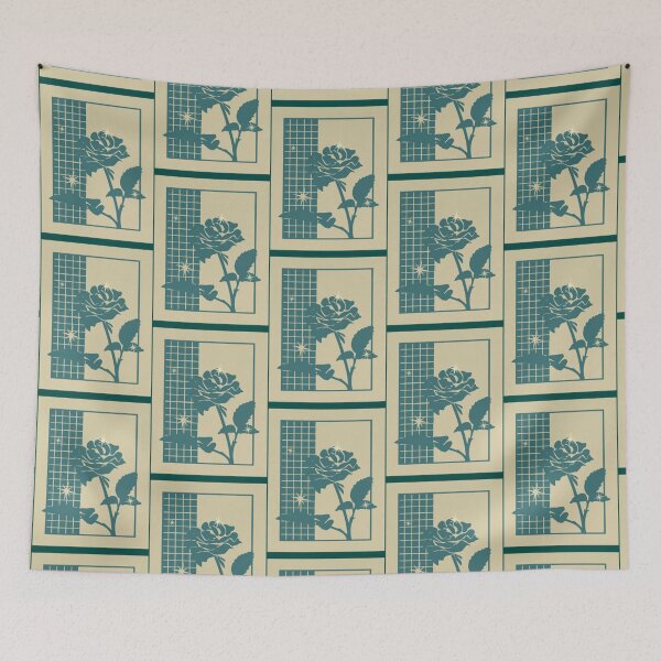 Item preview, Vintage roses - green designed and sold by Romlaukeidel.