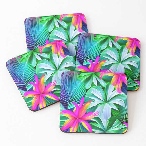 Item preview, Abstract Tropical Floral Garden designed and sold by calibrit.
