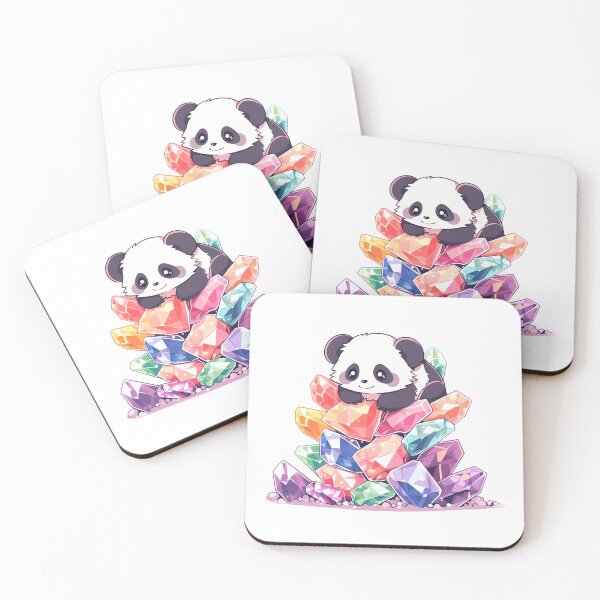 Item preview, Cute Panda In A Pile Of Gems designed and sold by SweetClicks123.