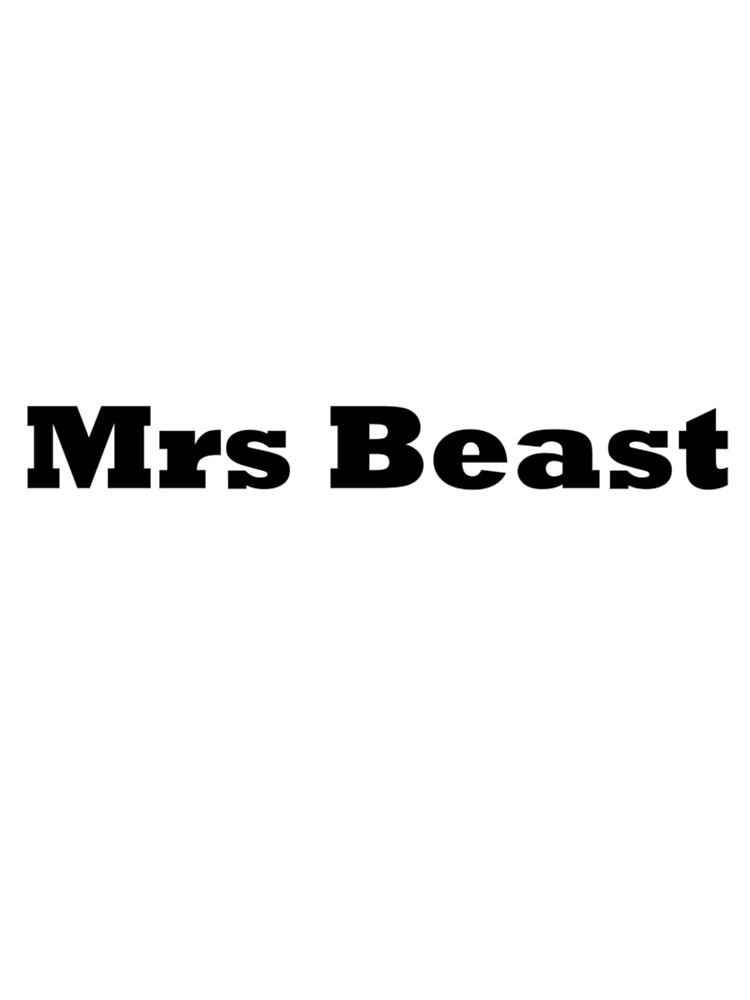 Mrs Beast  Poster for Sale by TommyeeNorris