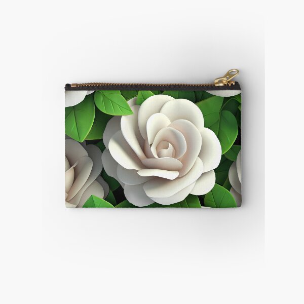 Item preview, white roses pattern designed and sold by Lotusticker.