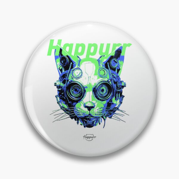 Item preview, Cyberpunk style, mechanical style, cat designed and sold by Happurr.