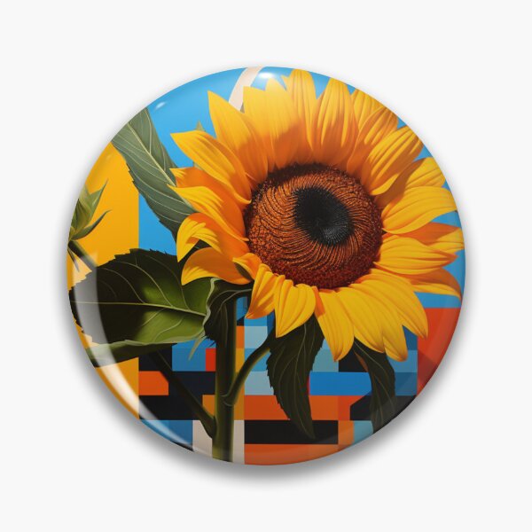 Item preview, Beautiful Sunflower Cubism Style #3 designed and sold by Wladek.
