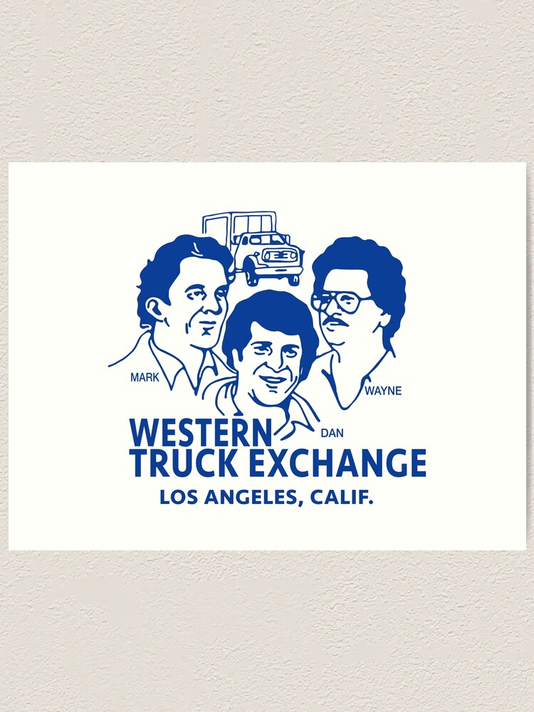 Alternate view of Western Truck Exchange Art Print