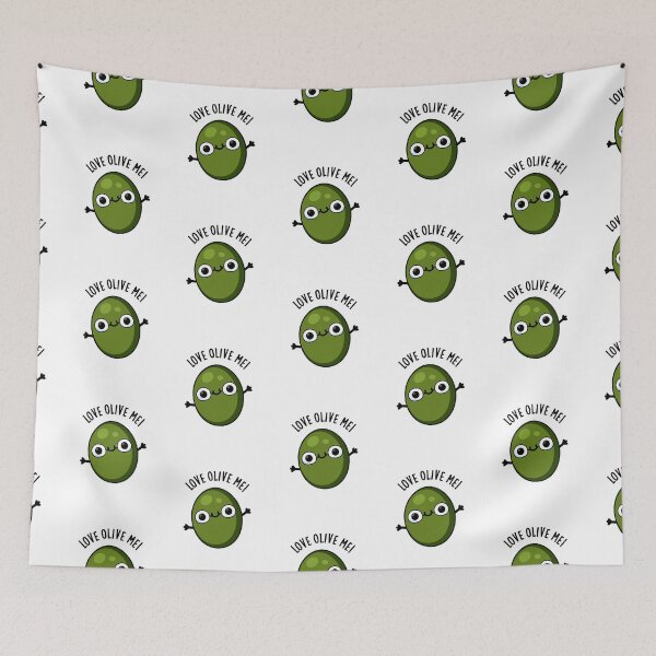 Item preview, Love Olive Me Cute Food Puns designed and sold by punnybone.
