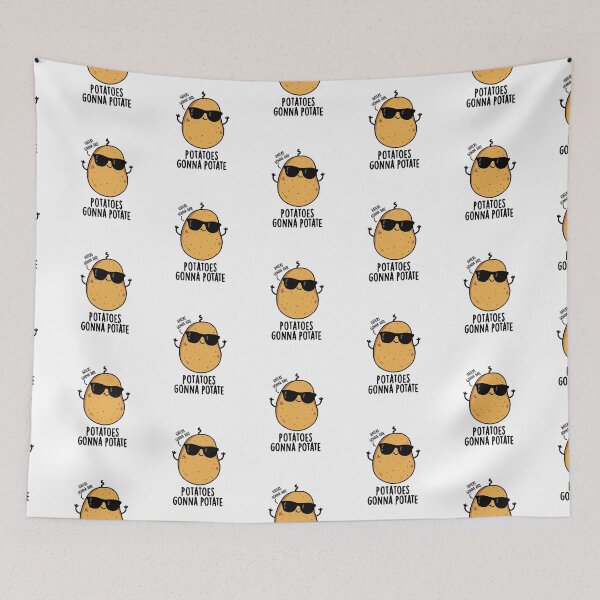 Item preview, Haters Gonna Hate Potatoes Gonna Potate Funny Potato Puns  designed and sold by punnybone.