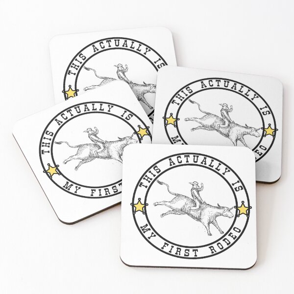 Item preview, This Actually Is My First Rodeo designed and sold by The Merch Experiment .