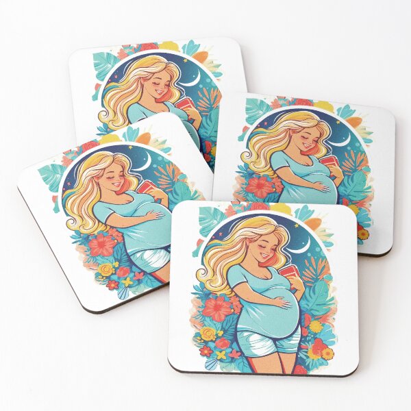 Aperçu de l'œuvre Cute Enceinte Mama Vintage Inspiré Bientôt Maman Groovy Design créée et vendue par TriniTeeClub.