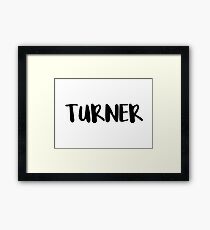 TURNER Framed Print