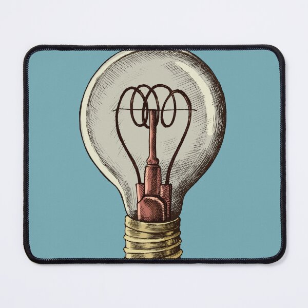 Item preview, Drawing of a Vintage Light Bulb designed and sold by SuziQPrayers427.
