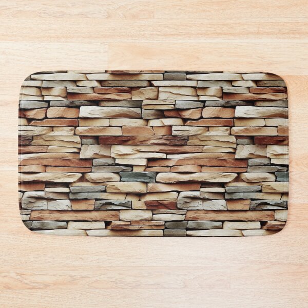 Item preview, Decorative Stacked Thin Sand Stones Wall Pattern designed and sold by Sturdust.