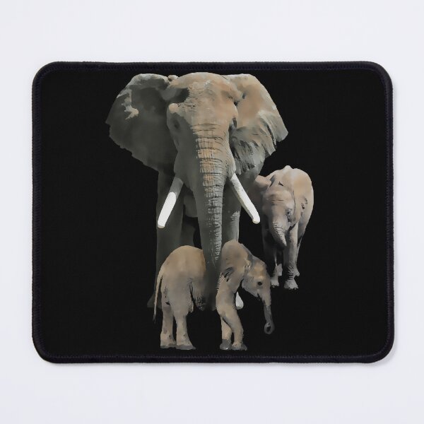 Item preview, Elephant mom with babies - Elephants in Africa designed and sold by TShirtsundMehr.