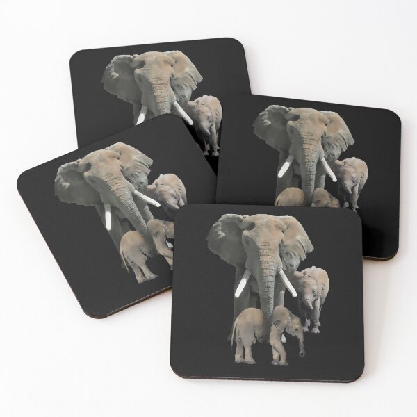 Item preview, Elephant mom with babies - Elephants in Africa designed and sold by TShirtsundMehr.
