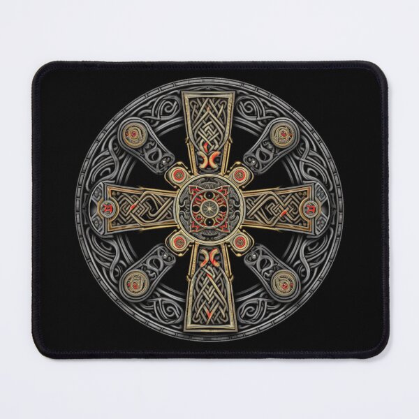 Item preview, Celtic Knots Cross | Black | Pagan Circural Symbol designed and sold by FantasySoul.