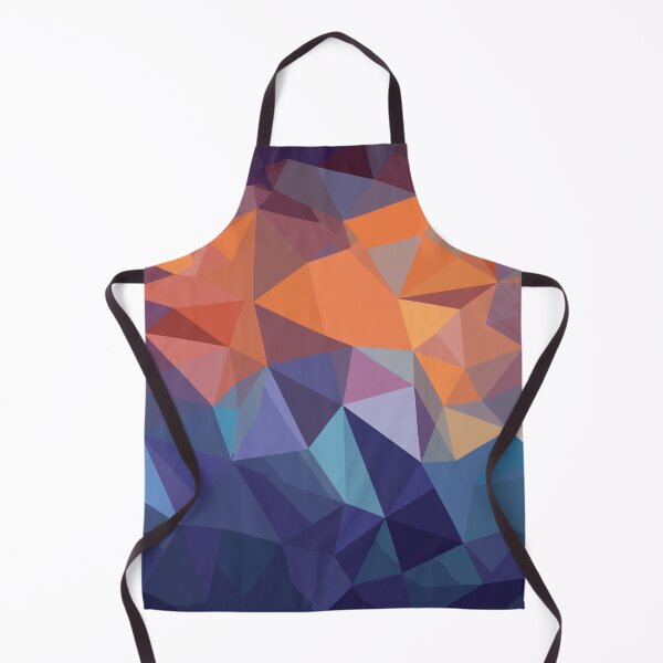 Aperçu de l'œuvre Tessellations abstraites // Bleu / Orange / Violet créée et vendue par LoudmouthGaming.