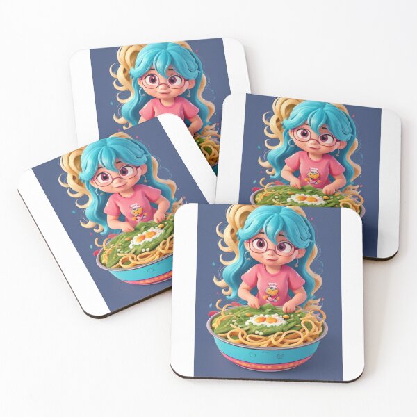 Item preview, Thinknoodles- Girl eating noodles. designed and sold by EdgarReffo.