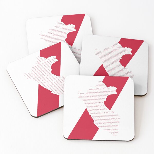 Item preview, National Anthem of Peru on Map designed and sold by ZartLab.