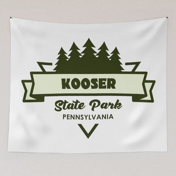 Item preview, Kooser State Park Pennsylvania Trees And Ribbon designed and sold by bivenart.