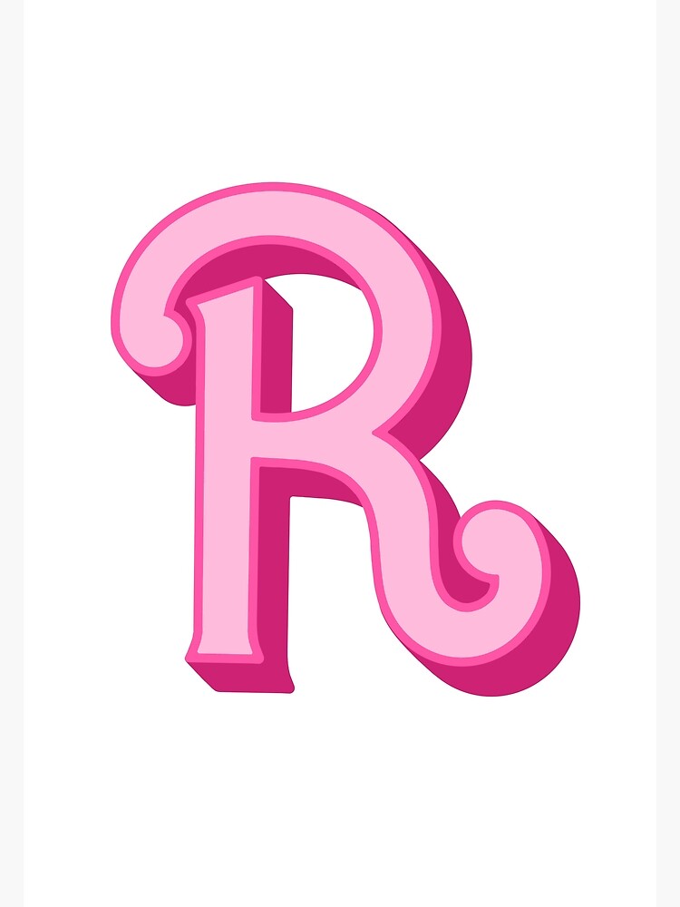 Barbie Initial R Art Print