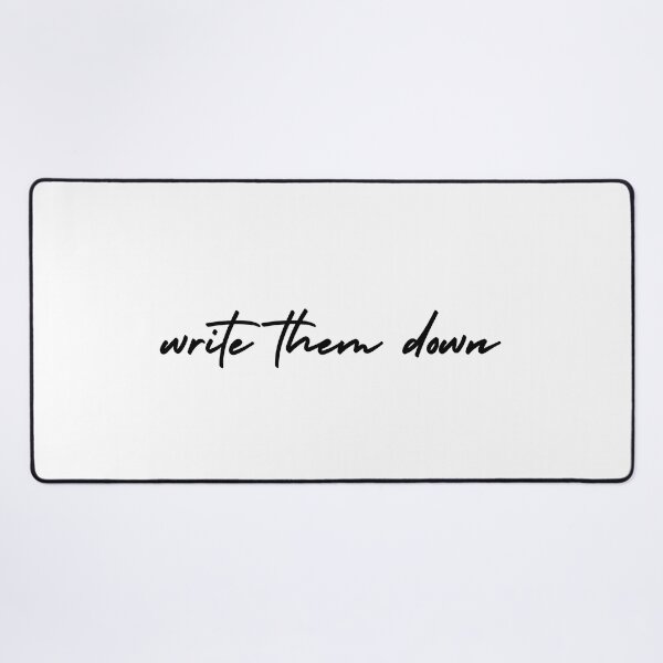 Item preview, write them down | journaling designed and sold by Therapy by Sen.