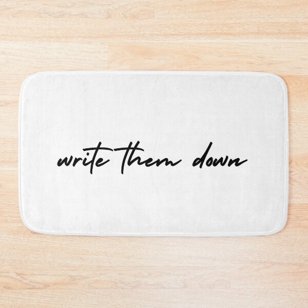 Item preview, write them down | journaling designed and sold by Therapy by Sen.