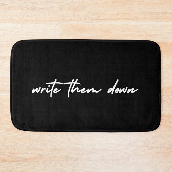 Item preview, write them down | journaling designed and sold by Therapy by Sen.