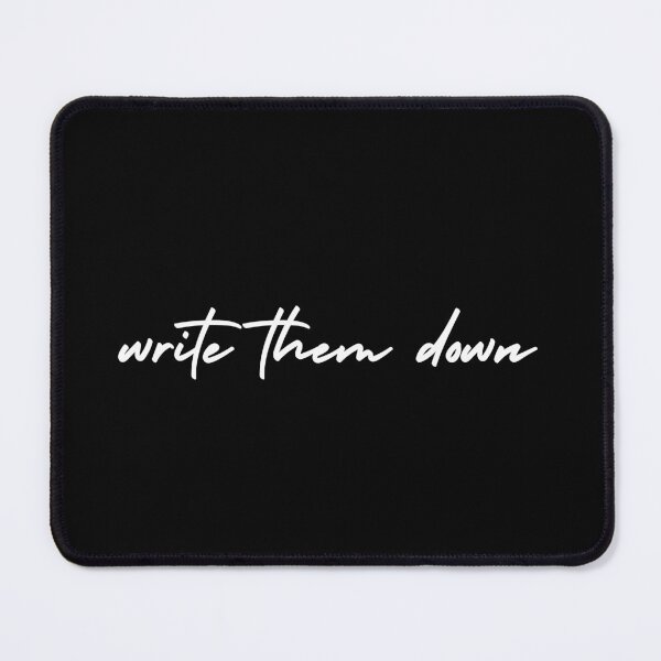 Item preview, write them down | journaling designed and sold by Therapy by Sen.