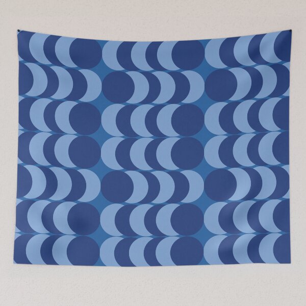 Item preview, Blue Circle Geometric Pattern designed and sold by Nisha Prabhu.
