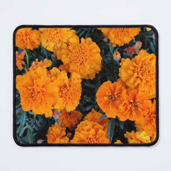 Item preview, A cute bunch of orange yellow marigold flowers designed and sold by tshuki.
