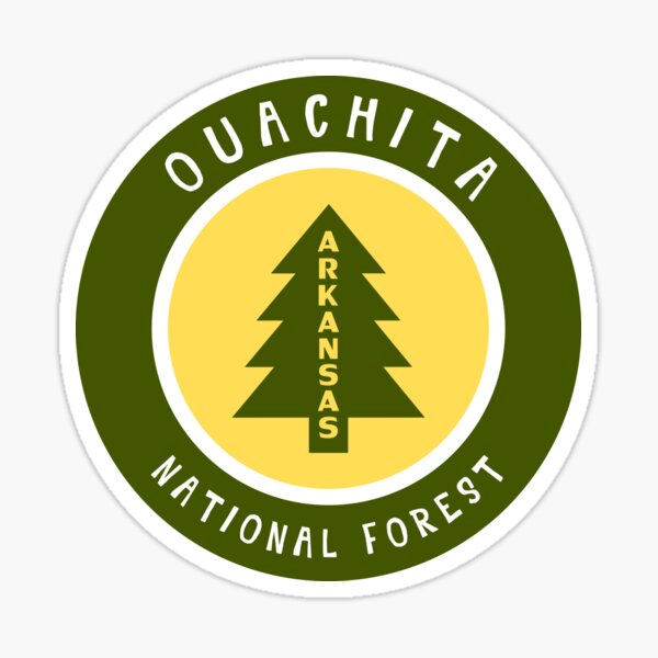 Ouachita National Forest Arkansas Tree Sticker
