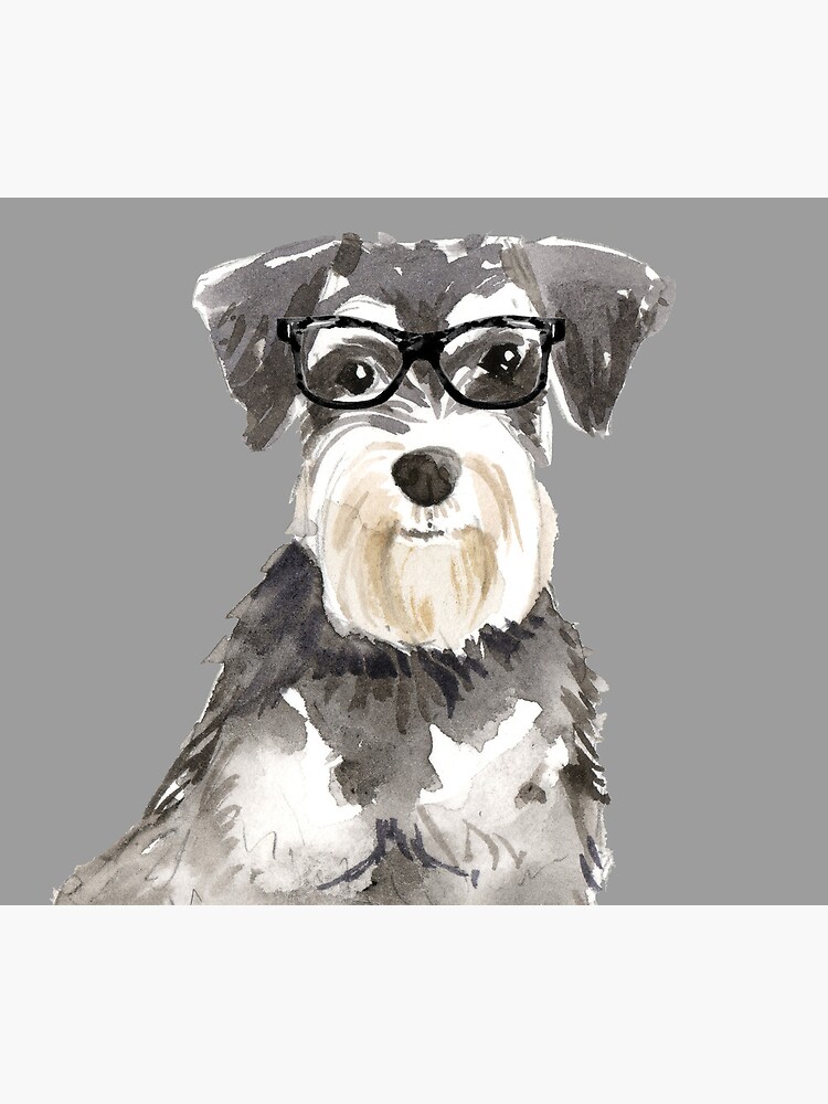 Schnauzer best sale with glasses