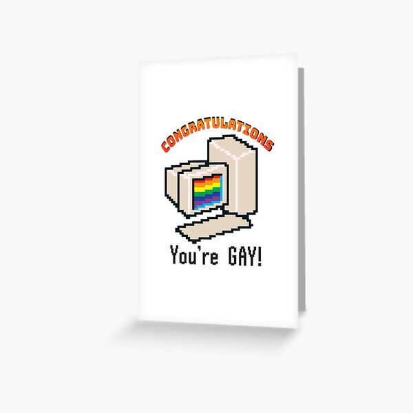 Item preview, congratulations, You're Gay  designed and sold by RGomez.