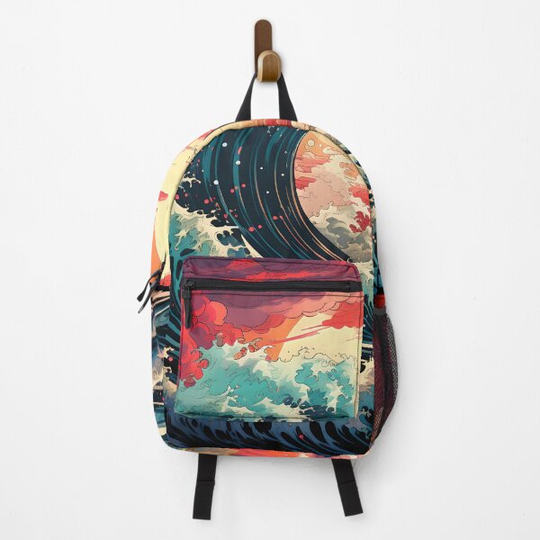 Item preview, Golden Horizon: Neon Waves in a Sunset Glow designed and sold by Viktor Surzhko.