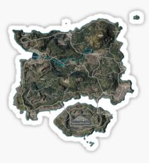 Map PUBG Sticker
