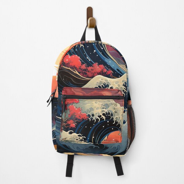 Item preview, Lunar Surge: Neon Waves Bathed in Moonlight designed and sold by Viktor Surzhko.