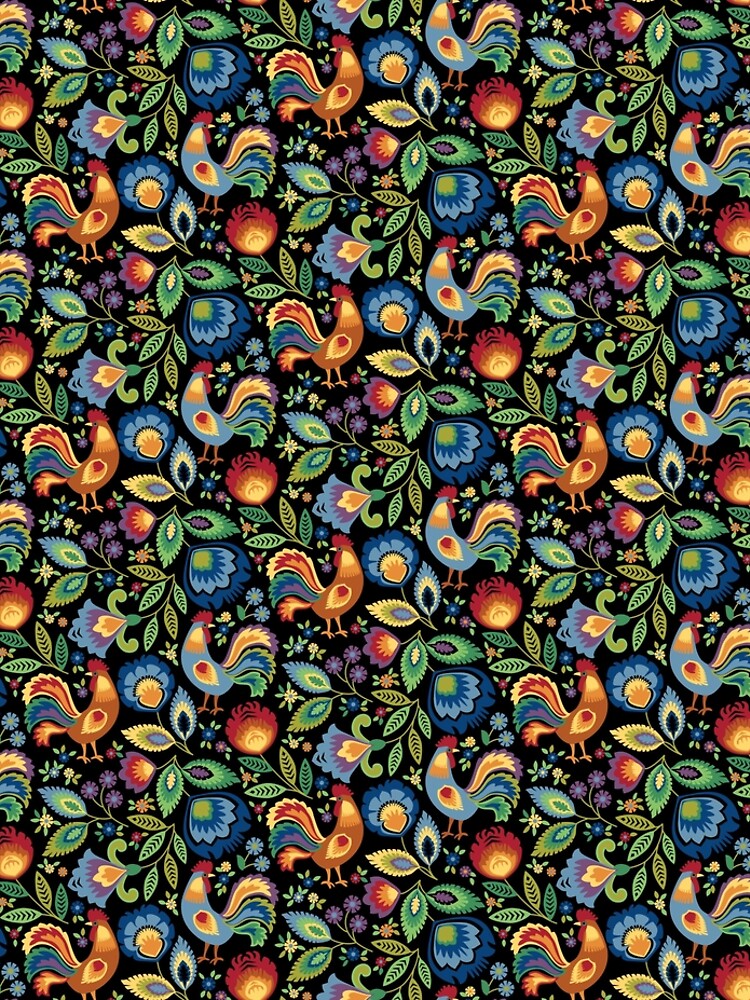 Folk Roosters by bpixton