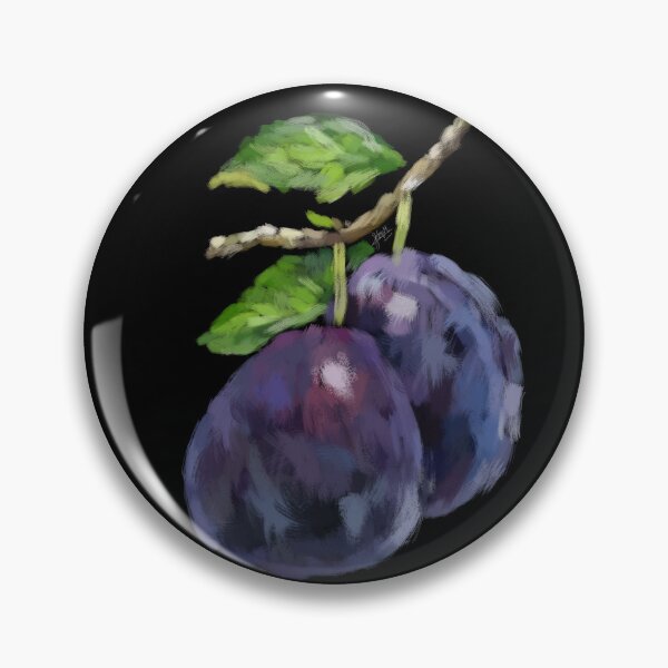 Item preview, Plums Illustration designed and sold by chinibrenes.