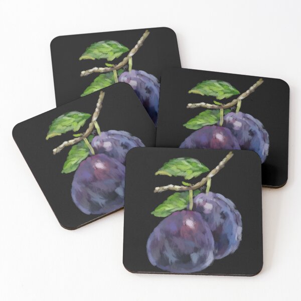Item preview, Plums Illustration designed and sold by chinibrenes.