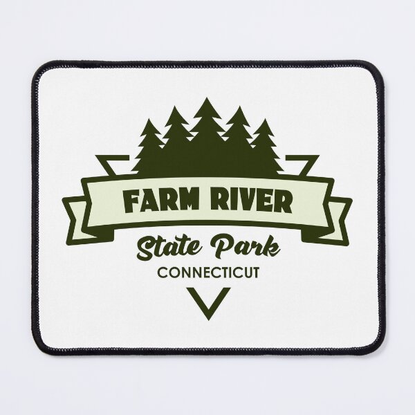 Item preview, Farm River State Park Connecticut Trees And Ribbon designed and sold by bivenart.