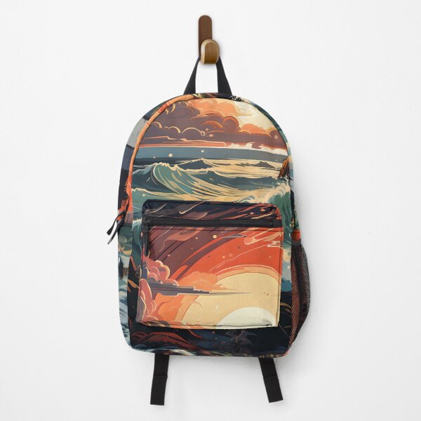 Item preview, Luminous Haven: Neon Waves Guiding the Way designed and sold by Viktor Surzhko.
