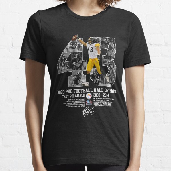 Troy Polamalu Grey Hall of Fame T-Shirt