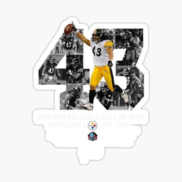 2020 Pro Football Háll óf Fámé Troy Polamalu Shirt | Sticker