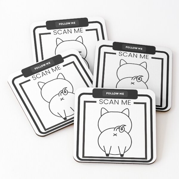 Item preview, Follow me Scan me designed and sold by YQvibe Studio.