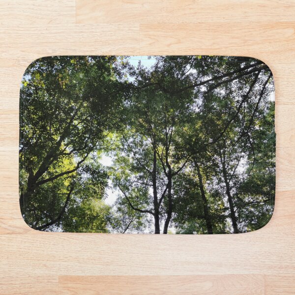 Item preview, Thick green leafy summer forest foliage from below designed and sold by tshuki.