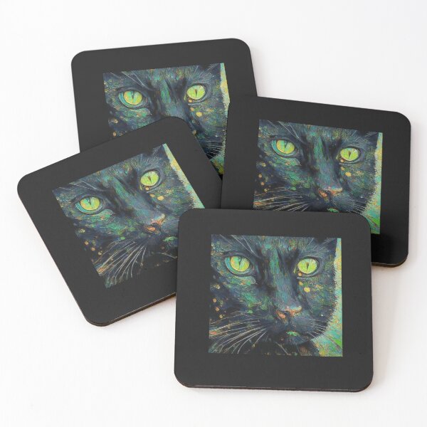 Item preview, "Impressionistic Cat with a Dreamy Eye" designed and sold by Thehobbiehouse.