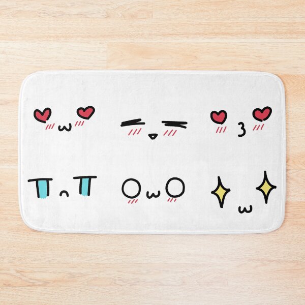 Item preview, Kawaii and colorful japanese emoticons designed and sold by NaneartMagical.