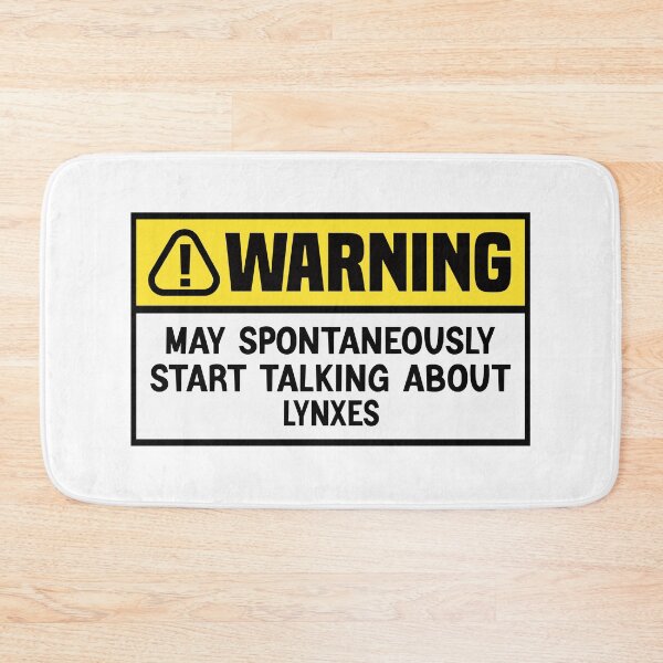 Item preview, May Spontaneously Start Talking About Lynxes designed and sold by  OKINTA.